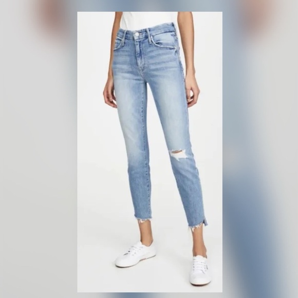 MOTHER Denim - 🍄SOLD🍄 MOTHER The Looker Ankle Step Fray Jeans